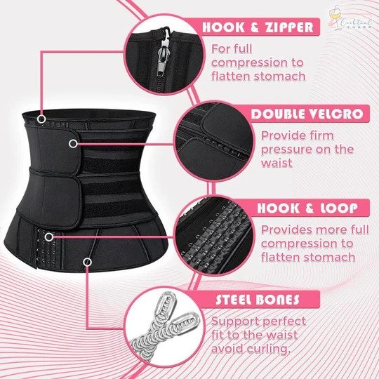 ActiveSweat Adjustable Waist Slimming Trimmer