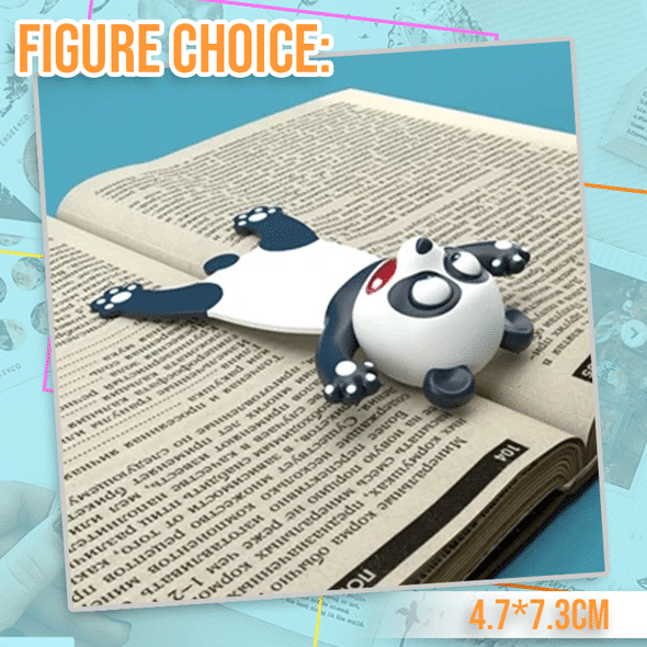 3D Fun Animal Stuck Book Mark