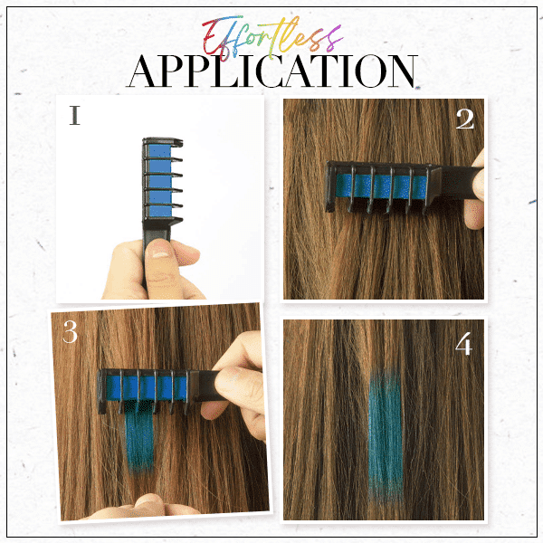 Temporary Hair Dye Chalk Comb