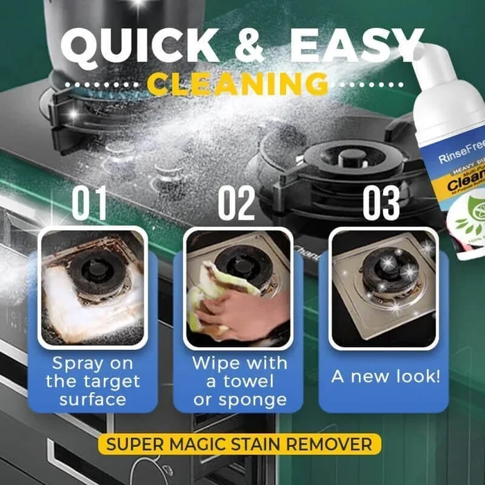 Powerful Stain Removing Foam Cleaner