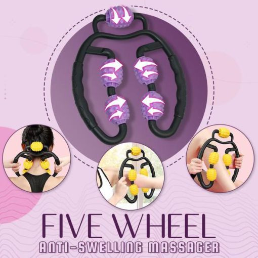 5 Wheels Anti-Swelling Massager