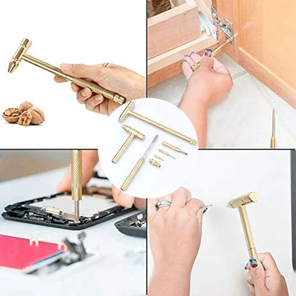 5 in1 Micro Mini Multifunction Copper Hammer