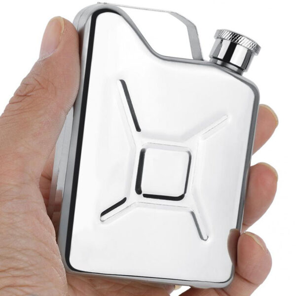 Mini Jerrycan Gasoline Liquor Hip Flask With Funnel