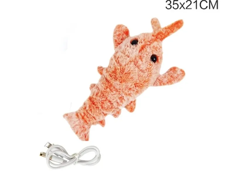 Electric Jumping Shrimp Cat Toy