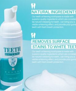 Intensive Stain Removal Toothpaste Cleansing Foam