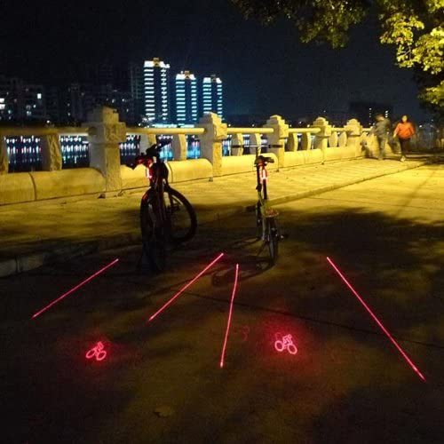 Laser Beams Bicycle Tail Light