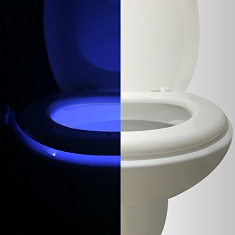 8-Colors Motion Sensor LED Toilet Night Light