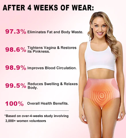 Helthfit Graphene Self Heating Honeycomb Vaginal Detox & Body Shaping Briefs