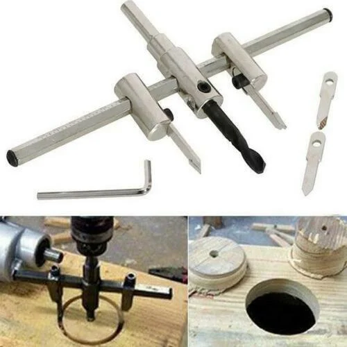 Adjustable Hole Saw Circle Cutter Drill Bit Tool