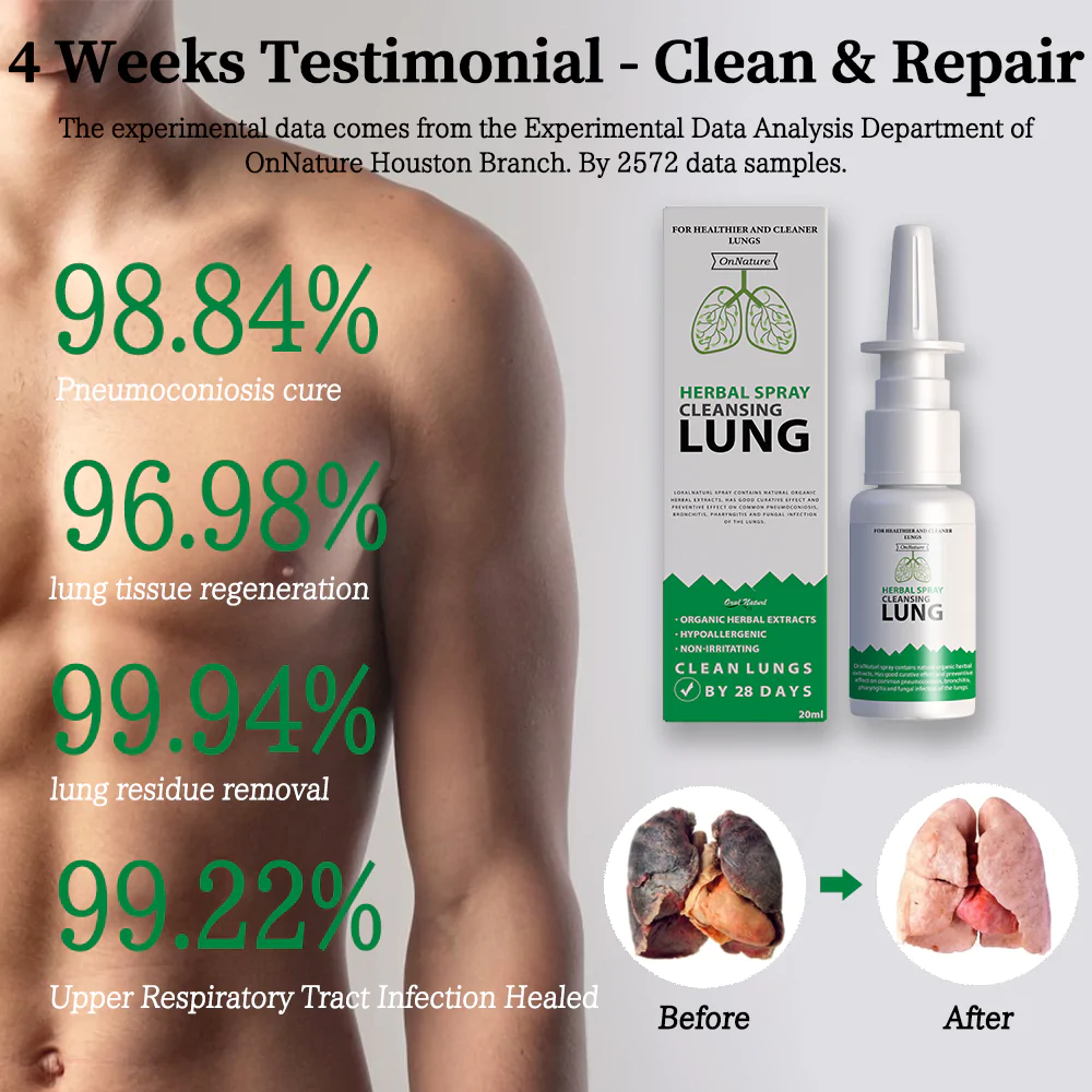 OnNature Organic Herbal Lung Cleanse & Repair Nasal Spray PROFlash Sale Now