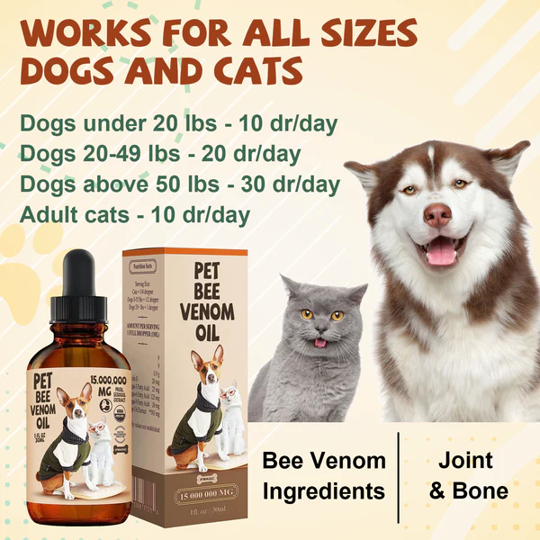 Croaie Pet Bee Venom Joint & Seizures Treatment Oil