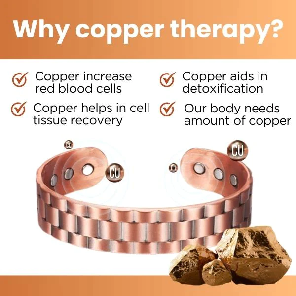 LiverAide Pure Copper Therapeutic Bracelet