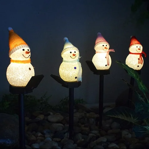 Solar Snowman LED