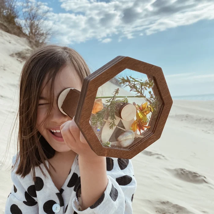 Natural Wood Kaleidoscope