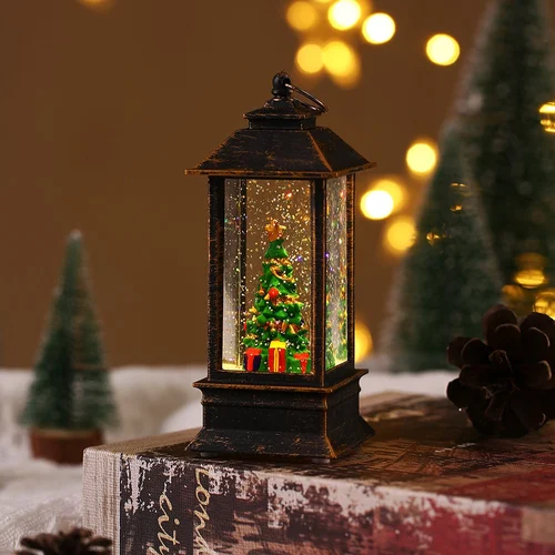 Snow Globe Christmas Lantern Decorations