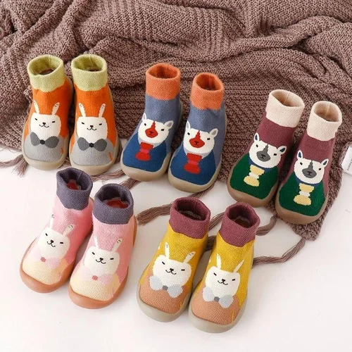 New Autumn And Winter Cartoon Sock Shoes