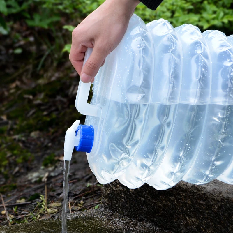 Collapsible Water Container With Spigot