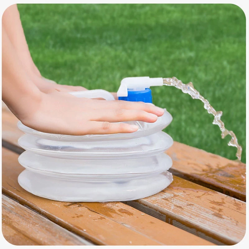 Collapsible Water Container With Spigot