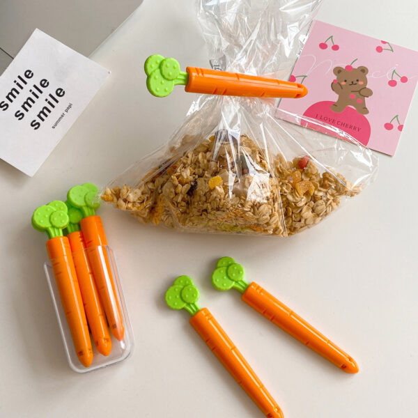 5 Pcs Sealing Carrot Bag Clips