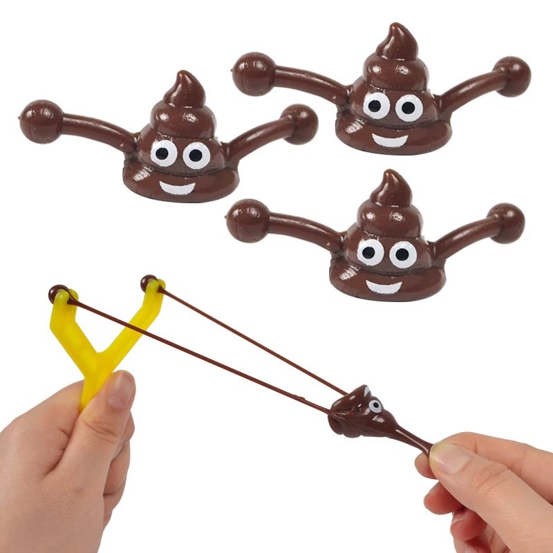 Creative Poop Slingshot Toy