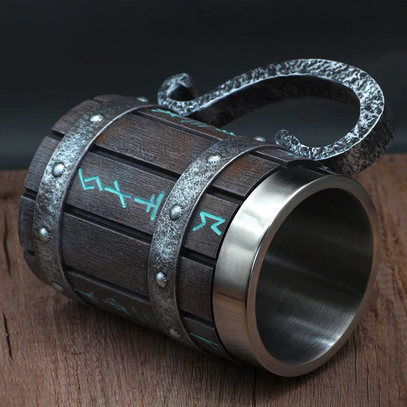 Nordic Rune Beer Tankard