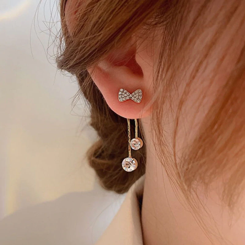 Bow Diamond Earrings