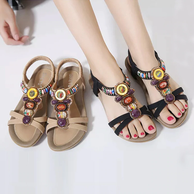 Bohemian Beaded Sandals