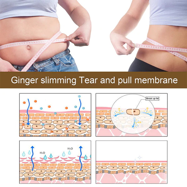 Fieryix Ginger Slimming Cream Peel Off Body Mask