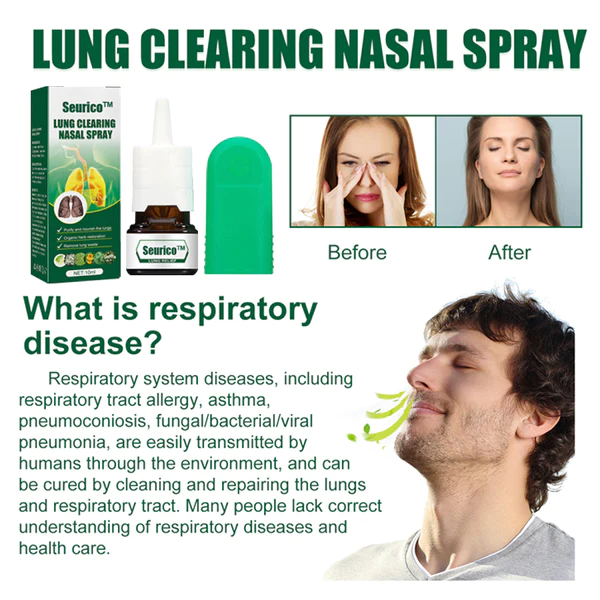 Seurico Organic Herbal Lung Clearing Nasal Spray