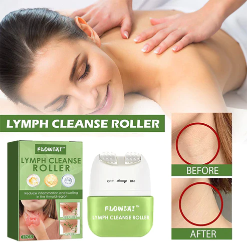 Flowixi Versatile Massage Roller for Targeted Slimming & Lymph Cleanse