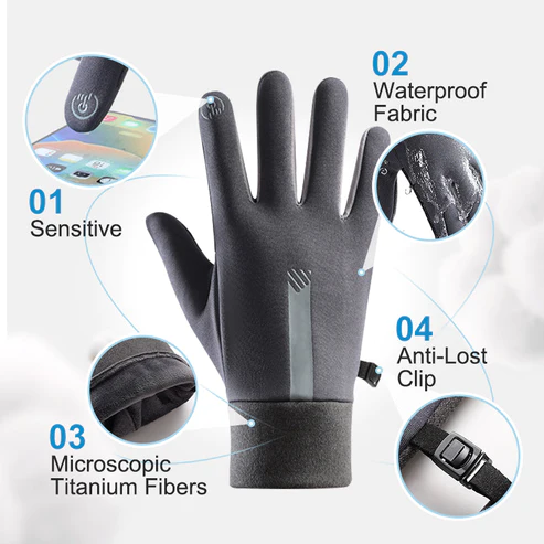 GFOUK Titanium Ionized Far Infrared Therapy Arthritis Gloves