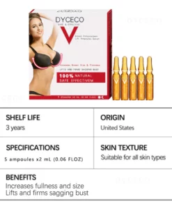 Oveallgo Breast Enhancement Lift Ampoules Serum