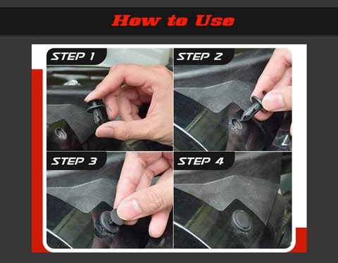 Car Retainer Rivets Fasteners Set