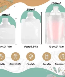 Portable Travel Fluid Makeup Packing Bag