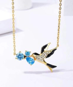 Women Fashion Swallow Necklace