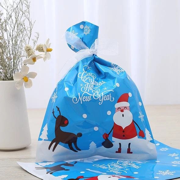 Drawstring Christmas Gift Bags