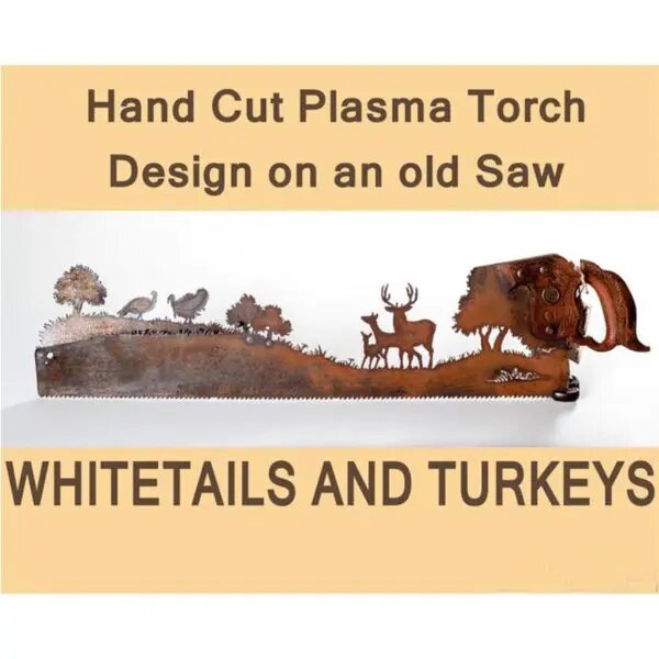 Cut Hand Saw Metal Art