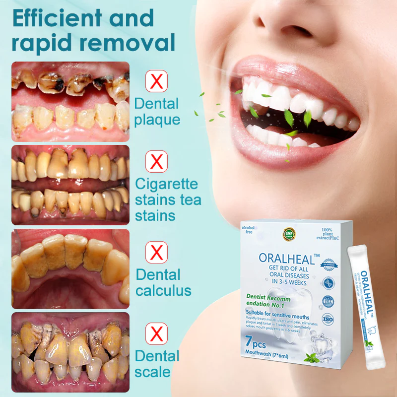 OralHeal Mouthwash Restoring Teeth and Mouth To Health