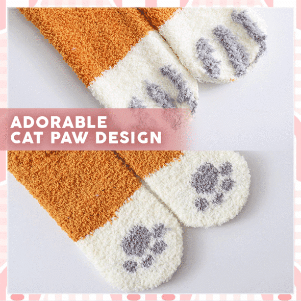 Cute Meow Fleece Socks