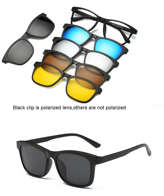 5 Lens Magnetic Sunglasses