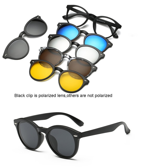 5 Lens Magnetic Sunglasses