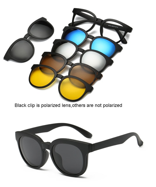 5 Lens Magnetic Sunglasses