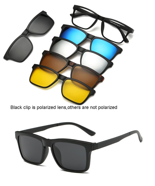 5 Lens Magnetic Sunglasses