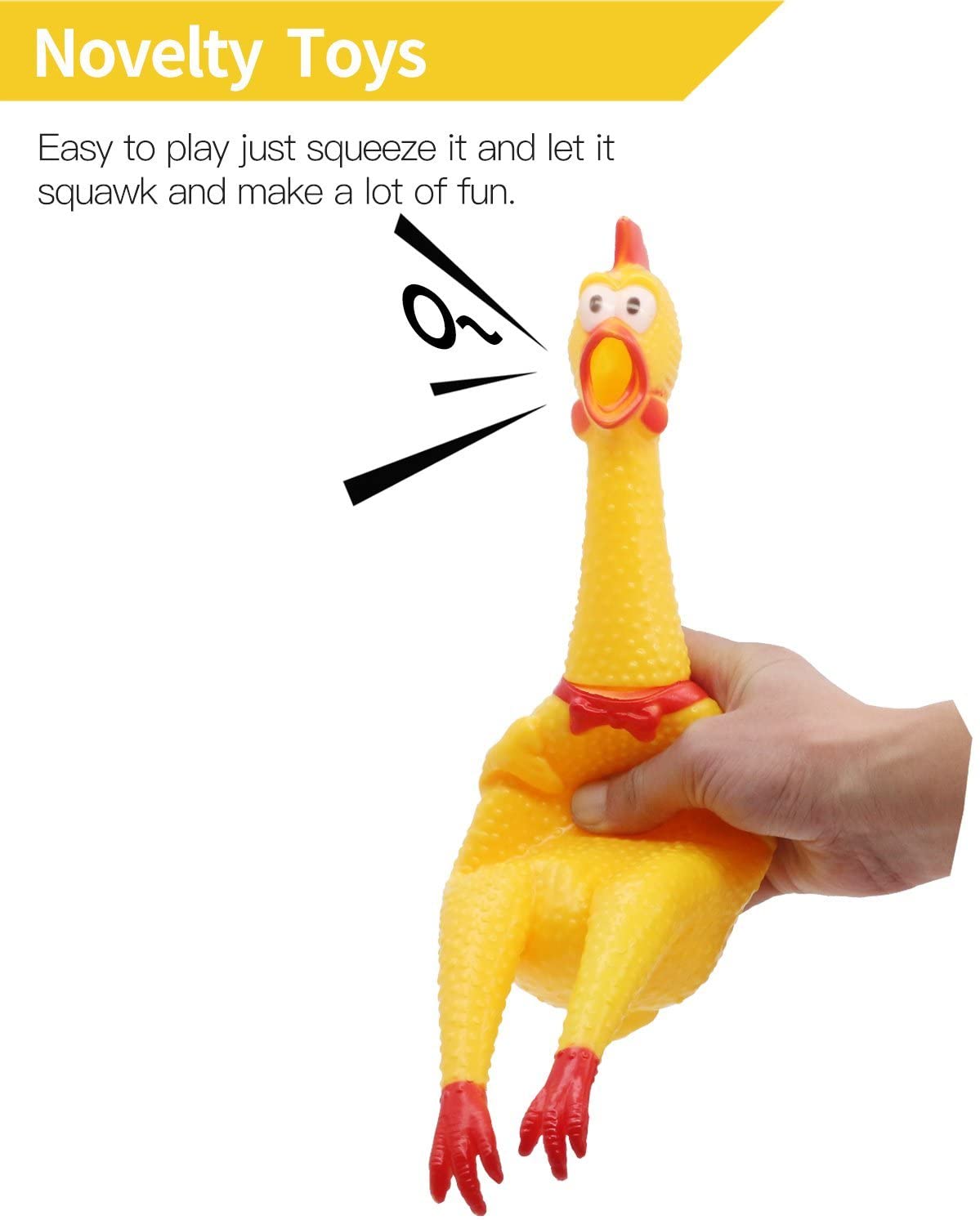 Dog Squeak Chicken Toy