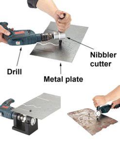 Double Head Sheet Nibbler Metal Cutter