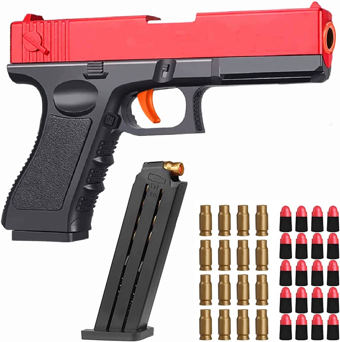 Glock & M1911 Shell Ejection Soft Bullet Toy Gun