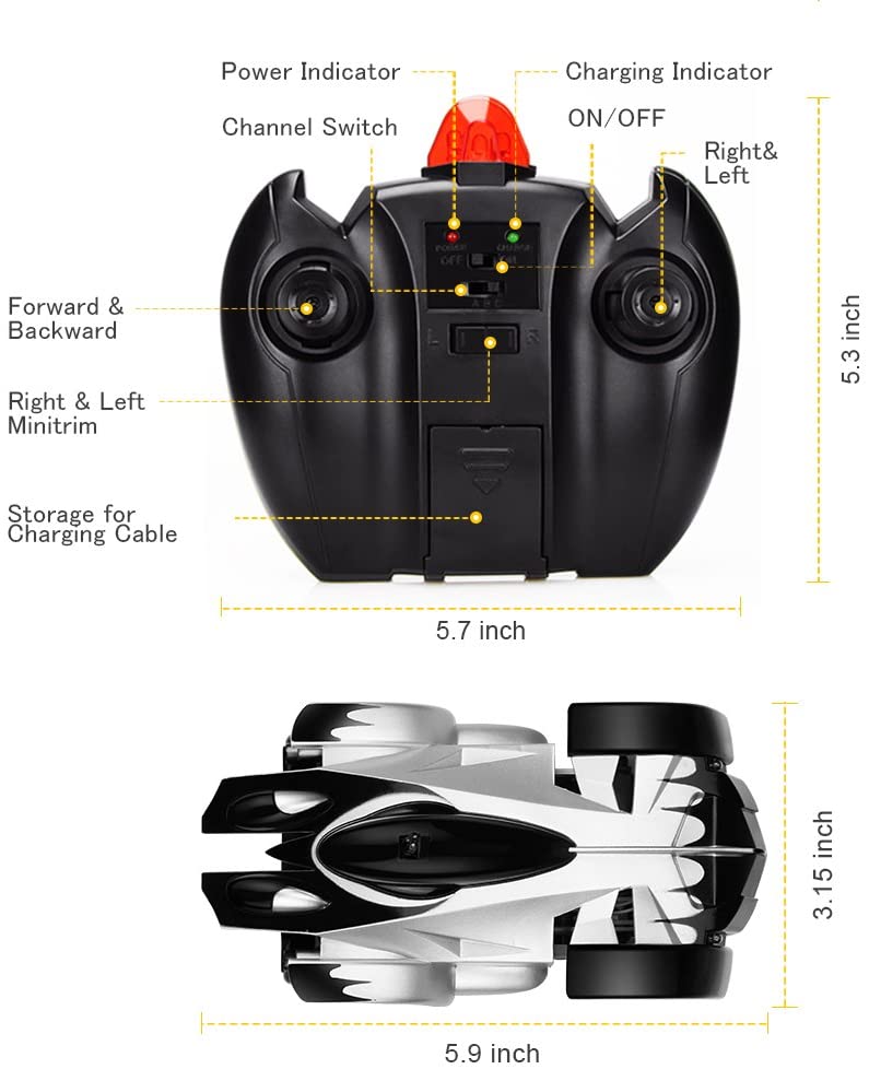 Remote Control Wall RC Car Toy