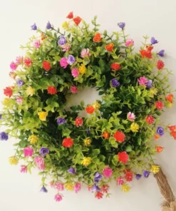 Colorful Spring Summer Wreath