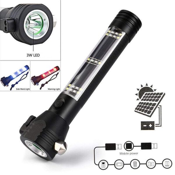 Roadside HERO 9 in 1 Multi-Function Flashlight