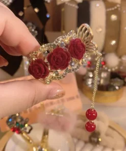 Vintage Rose Hairpins